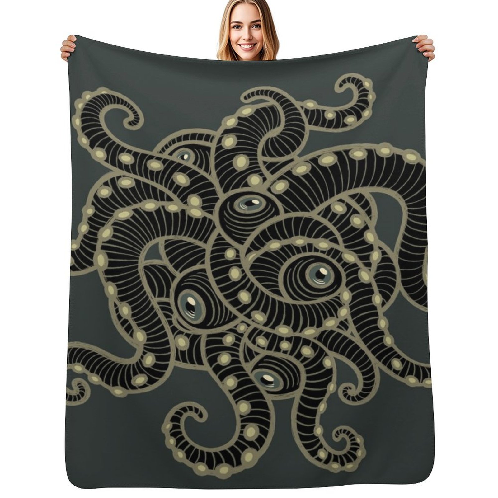 Luxury Lifestyle Hotel - Cthulhu Lifestyle Überwurfdecke Dekorative Bettdecke Niedliche